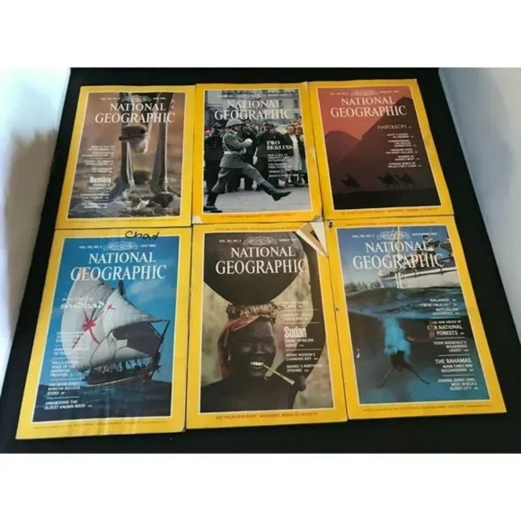 Other - Lot of 6 National Geographic Magazines 1982